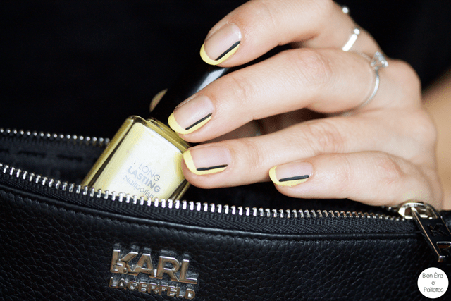 nail-art-jaune-et-noir-simple-6